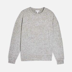 TopShop Womens Gray Marled Super Soft Sweatshirt sz Medium